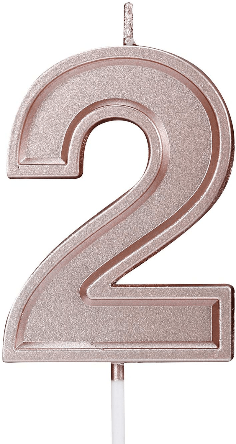 Birthday Candle Numbers Red Glitter Happy Birthday Numeral for Weddings, Reunions, Theme Party Perfect Baby’s Pet’s Birthday Cake Candle (Red, 7) Home & Garden > Decor > Home Fragrances > Candles Pfizermay Rose Gold 2 