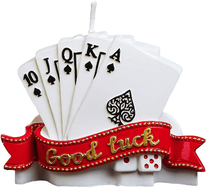 Birthday Candles Good Luck Poker Creative Cake Candles Father's Day Send Father Boyfriend Husband Gift Cake Toppers Home & Garden > Decor > Home Fragrances > Candles ILIKEPAR Default Title  