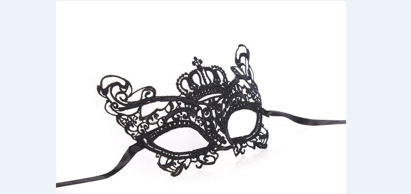 Black Lace Sexy Women Eye Face Mask Masquerade Party Ball Prom Halloween Costume Apparel & Accessories > Costumes & Accessories > Masks Meihuida   