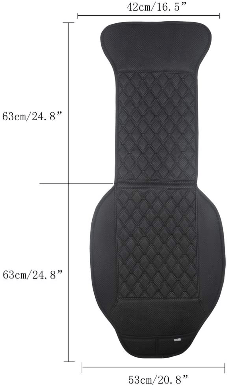 Black Panther Car Seat Cover,Breathable Universal PU Front Car Seat Protector,Non-Wrapped Bottom with Backrest (1PC-Black) Vehicles & Parts > Vehicle Parts & Accessories > Motor Vehicle Parts > Motor Vehicle Seating Black Panther   