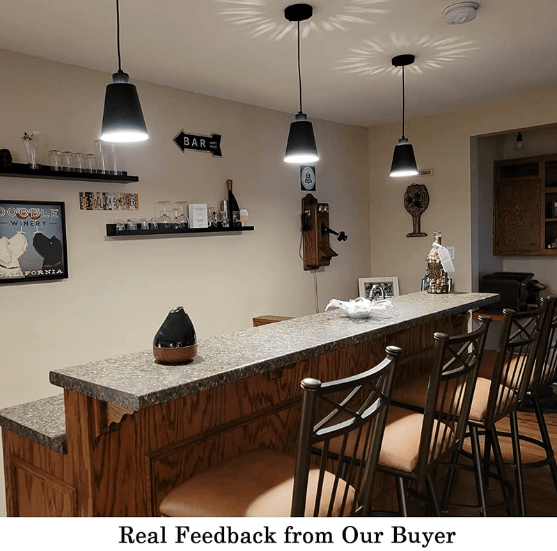 Black Pendant Light Kitchen Island Pendant Lighting with 5.94in Metal Shade Modern Hanging Light for Kitchen Small Pendant Light Fixture for Dining Room,Foyer,Hallway,Bar, with 78in Flexible Cord