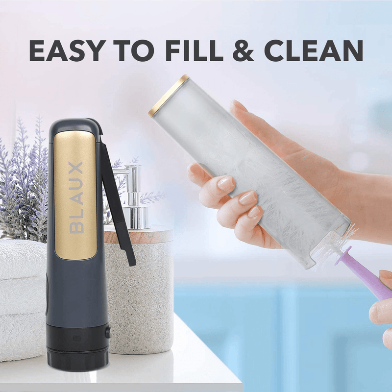 BLAUX Electric Portable Bidet Sprayer - Portable Toilet Cleaning Experience | Portable Shower for Personal Cleaning | Portable Washer | Portable Bidet for Toilet on the Go Sporting Goods > Outdoor Recreation > Camping & Hiking > Portable Toilets & Showers BLAUX   