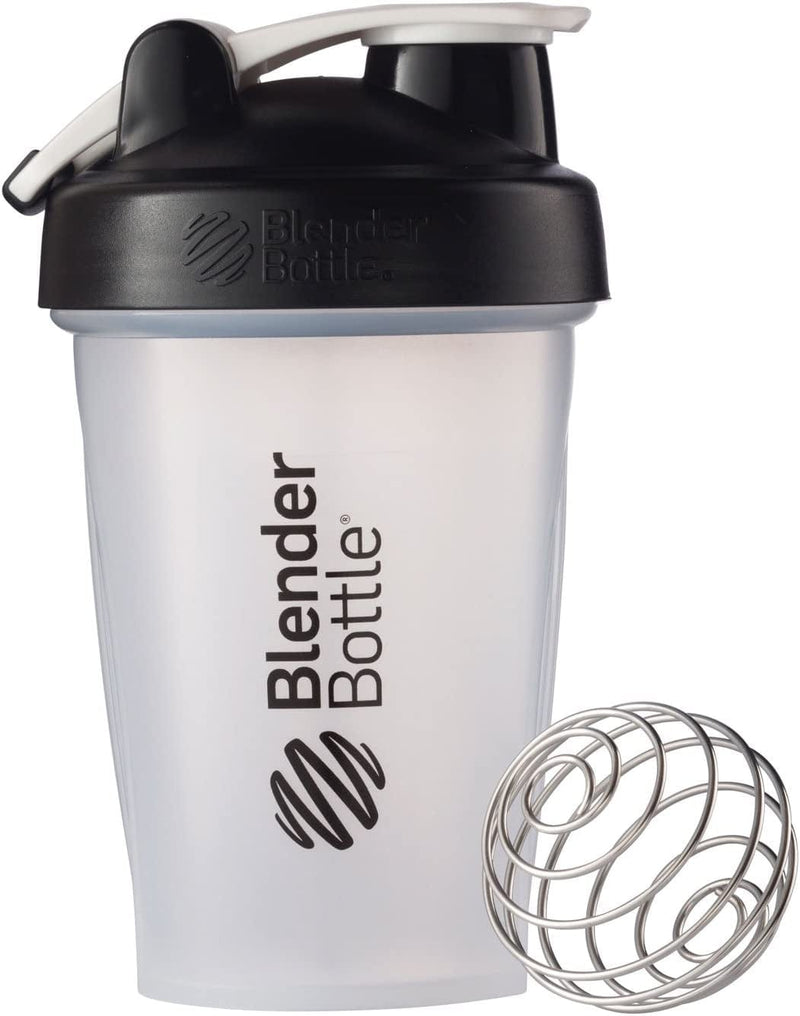 Blenderbottle Classic Shaker Bottle Perfect for Protein Shakes and Pre Workout, 20-Ounce, Clear/Black/Black & Classic V2 Shaker Bottle Perfect for Protein Shakes and Pre Workout, 28-Ounce, Black Home & Garden > Kitchen & Dining > Barware BlenderBottle Clear/Black/White Bottle 20-Ounce