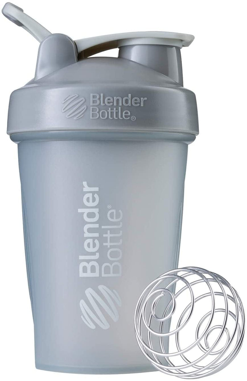 Blenderbottle Classic Shaker Bottle Perfect for Protein Shakes and Pre Workout, 20-Ounce, Clear/Black/Black & Classic V2 Shaker Bottle Perfect for Protein Shakes and Pre Workout, 28-Ounce, Black Home & Garden > Kitchen & Dining > Barware BlenderBottle Pebble Gray Bottle 20-Ounce