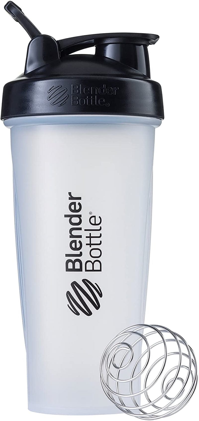 Blenderbottle Classic Shaker Bottle Perfect for Protein Shakes and Pre Workout, 20-Ounce, Clear/Black/Black & Classic V2 Shaker Bottle Perfect for Protein Shakes and Pre Workout, 28-Ounce, Black Home & Garden > Kitchen & Dining > Barware BlenderBottle Clear/Black Bottle 28-Ounce