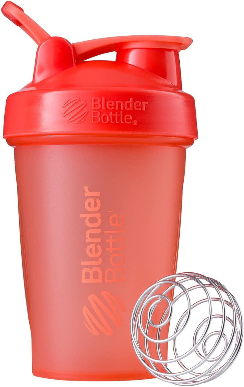 Blenderbottle Classic Shaker Bottle Perfect for Protein Shakes and Pre Workout, 20-Ounce, Clear/Black/Black & Classic V2 Shaker Bottle Perfect for Protein Shakes and Pre Workout, 28-Ounce, Black Home & Garden > Kitchen & Dining > Barware BlenderBottle Coral Bottle 20-Ounce