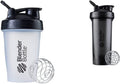 Blenderbottle Classic Shaker Bottle Perfect for Protein Shakes and Pre Workout, 20-Ounce, Clear/Black/Black & Classic V2 Shaker Bottle Perfect for Protein Shakes and Pre Workout, 28-Ounce, Black Home & Garden > Kitchen & Dining > Barware BlenderBottle Clear/Black/Black Bottle + Shaker Bottle, Black 20-Ounce