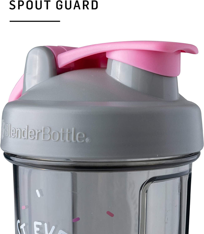Blenderbottle Foodie Shaker Bottle Pro Series Perfect for Protein Shakes and Pre Workout, 24-Ounce, Donut Ever Give Up