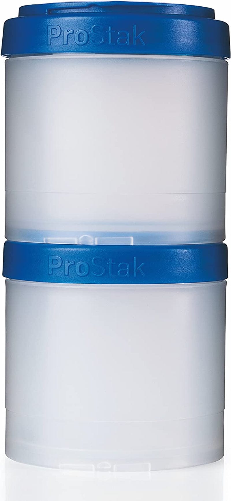 Blenderbottle Pro Stak Prostak Twist N' Lock Storage Jars Expansion 3-Pak with Pill Tray, All Black