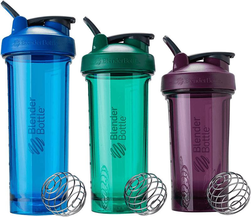 BlenderBottle Shaker Bottle Pro Series Perfect for Protein Shakes and Pre Workout, 24-Ounce, Black Sporting Goods > Outdoor Recreation > Winter Sports & Activities BlenderBottle   