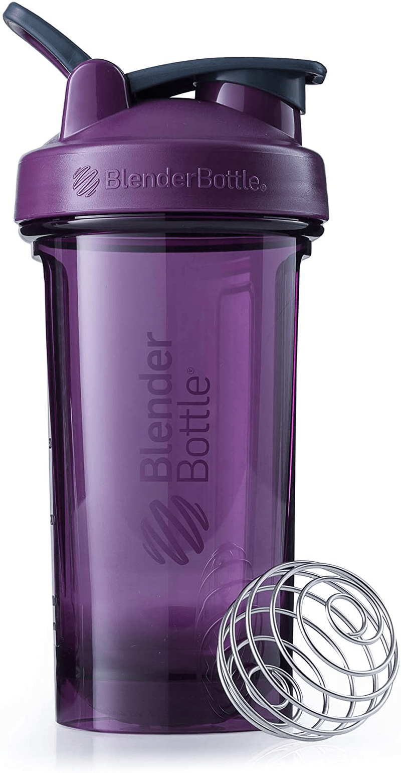 BlenderBottle Shaker Bottle Pro Series Perfect for Protein Shakes and Pre Workout, 24-Ounce, Black Sporting Goods > Outdoor Recreation > Winter Sports & Activities BlenderBottle Plum 24-Ounce 