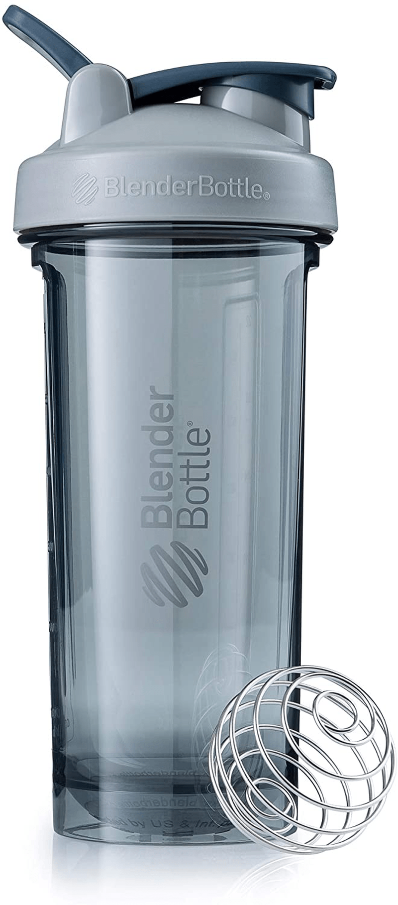 BlenderBottle Shaker Bottle Pro Series Perfect for Protein Shakes and Pre Workout, 24-Ounce, Black Sporting Goods > Outdoor Recreation > Winter Sports & Activities BlenderBottle Pebble Gray 28-Ounce 
