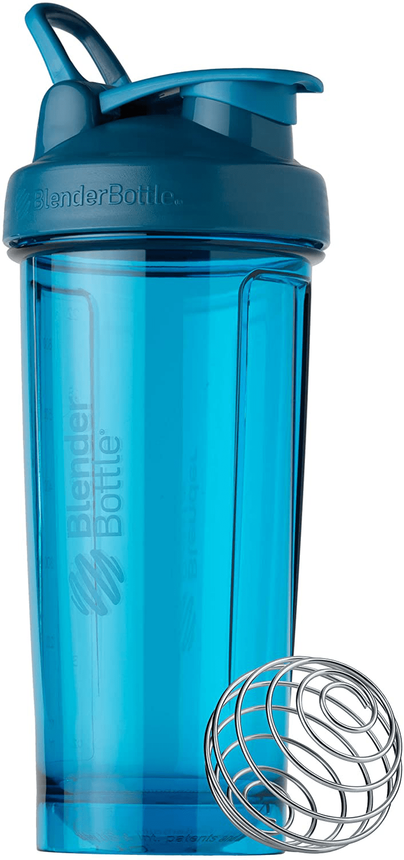 BlenderBottle Shaker Bottle Pro Series Perfect for Protein Shakes and Pre Workout, 24-Ounce, Black Sporting Goods > Outdoor Recreation > Winter Sports & Activities BlenderBottle Ocean Blue 28-Ounce 