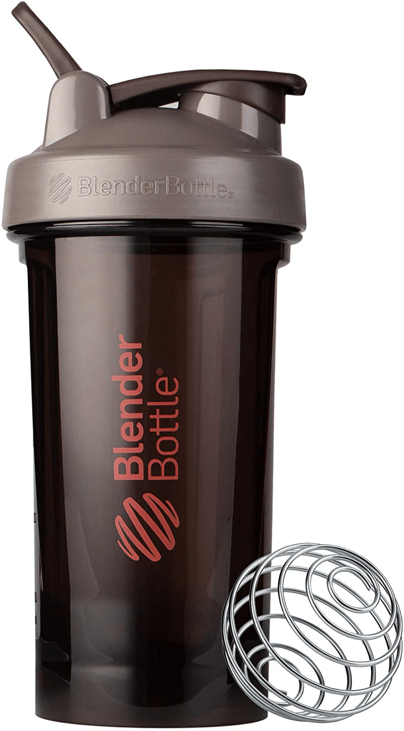 BlenderBottle Shaker Bottle Pro Series Perfect for Protein Shakes and Pre Workout, 24-Ounce, Black Sporting Goods > Outdoor Recreation > Winter Sports & Activities BlenderBottle Ash 24-Ounce 