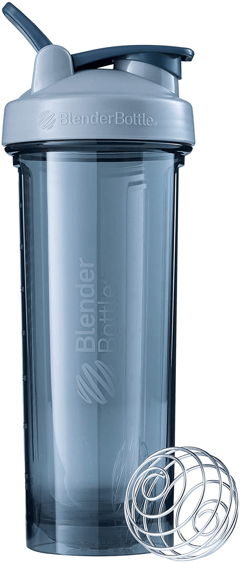 BlenderBottle Shaker Bottle Pro Series Perfect for Protein Shakes and Pre Workout, 24-Ounce, Black Sporting Goods > Outdoor Recreation > Winter Sports & Activities BlenderBottle Pebble Gray 32-Ounce 