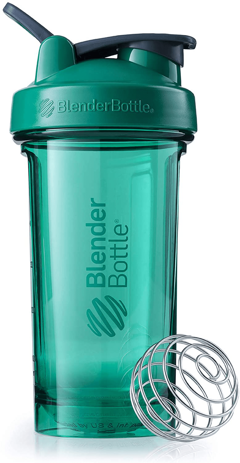 BlenderBottle Shaker Bottle Pro Series Perfect for Protein Shakes and Pre Workout, 24-Ounce, Black Sporting Goods > Outdoor Recreation > Winter Sports & Activities BlenderBottle Emerald Green 24-Ounce 