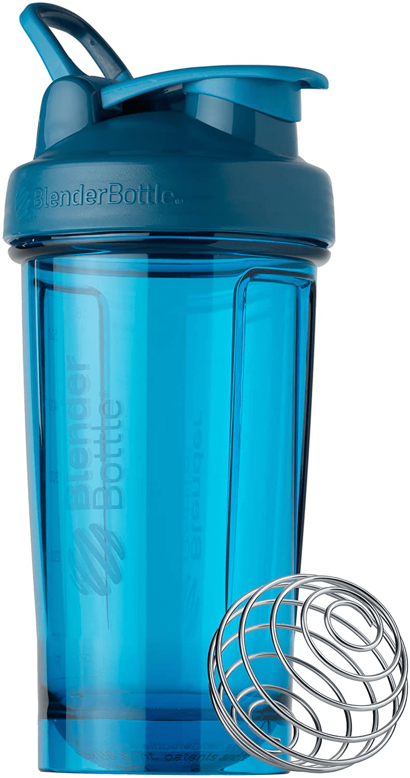 BlenderBottle Shaker Bottle Pro Series Perfect for Protein Shakes and Pre Workout, 24-Ounce, Black Sporting Goods > Outdoor Recreation > Winter Sports & Activities BlenderBottle Ocean Blue 24-Ounce 