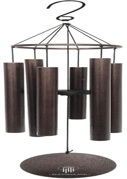 BLESSEDLAND Wind Chimes-Large Deep Tone, 41" Wind Chime, 6 Aluminum Tubes, Outdoor Decor for Garden,Yard,Patio and Home Decoration (Purple) Home & Garden > Decor > Seasonal & Holiday Decorations& Garden > Decor > Seasonal & Holiday Decorations BLESSEDLAND Copper Vein  