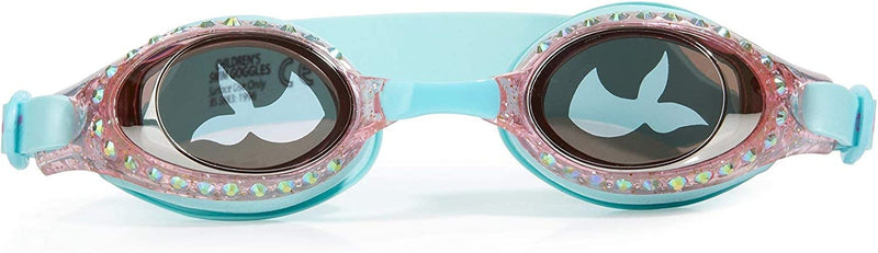 Bling 2O Girls Swimming Goggles 8+ - anti Fog, No Leak, Non Slip, UV Protection Sporting Goods > Outdoor Recreation > Boating & Water Sports > Swimming > Swim Goggles & Masks Bling 2O Blue Mermaid  