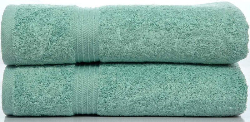 Bliss Casa Bath Towel Set 27 X 54 Inch (4 Pack) - 600 GSM 100% Combed Cotton Quick Drying Highly Absorbent Thick Bathroom Towels - Soft Hotel Quality for Bath and Spa (Beige)  Bliss Casa   