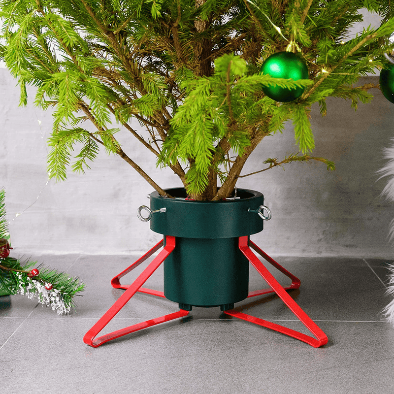 Blissun Metal Christmas Tree Stand, Adjustable Christmas Tree Holder, Xmas Tree Stand for Real Tree Fits for 2-Inch to 5.3-Inch Trunk Home & Garden > Decor > Seasonal & Holiday Decorations > Christmas Tree Stands Blissun   