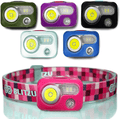 BLITZU LED Headlamp Flashlight for Adults and Kids - Waterproof Super Bright Cree Head Lamp with Red Light, Comfortable Headband Perfect for Running, Camping, Hiking, Fishing, Hunting, Jogging BLACK Hardware > Tools > Flashlights & Headlamps > Flashlights BLITZU Rechargeable Pink  
