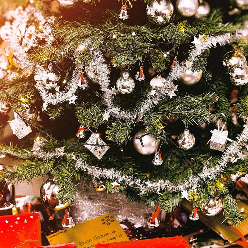 Blue Tinsel Garland Christmas Tree Decorations Wedding Birthday Party Supplies for 16.5 FEET Long Home & Garden > Decor > Seasonal & Holiday Decorations& Garden > Decor > Seasonal & Holiday Decorations Popfeel   