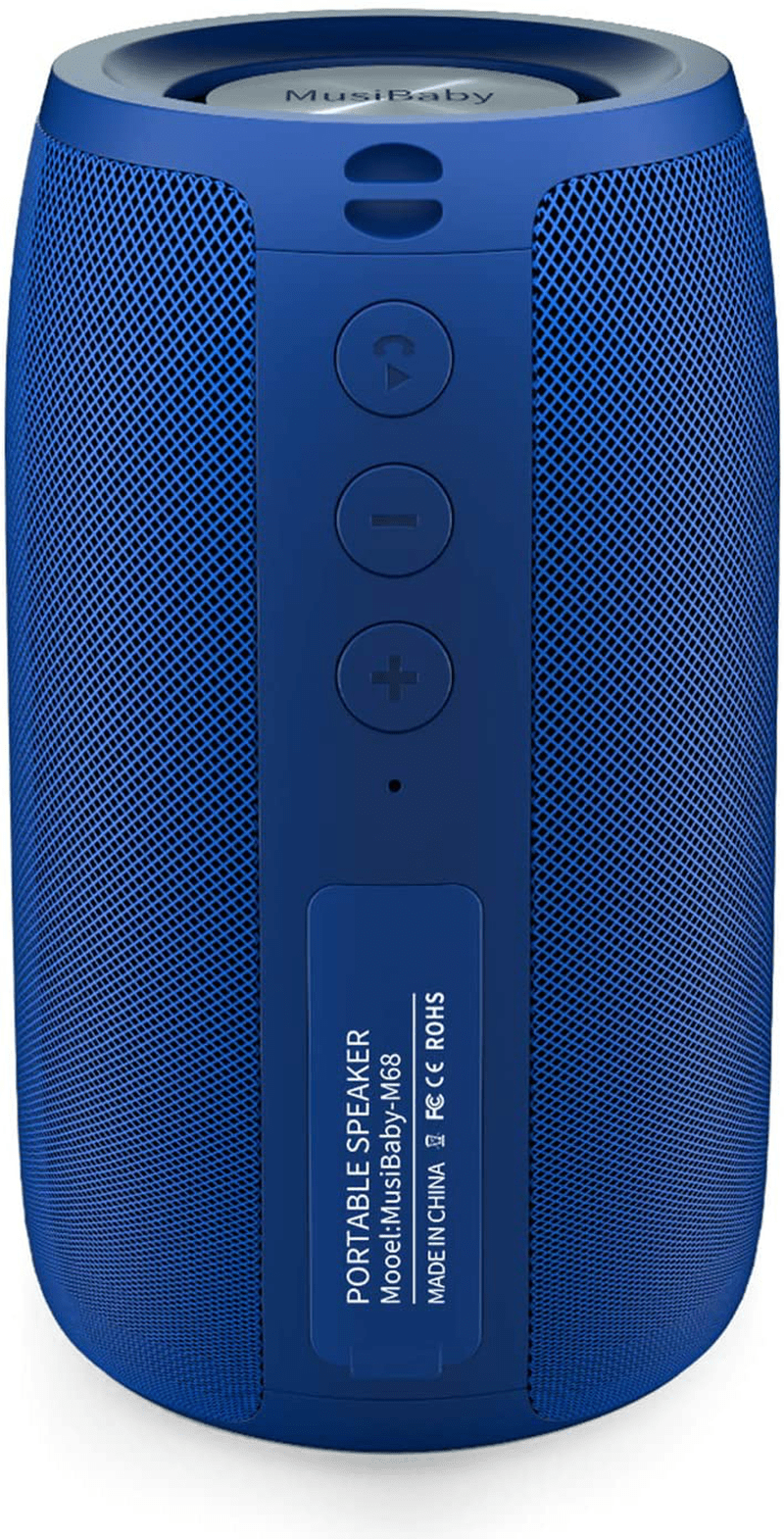 Bluetooth Speaker,MusiBaby Speaker,Outdoor Portable,Waterproof,Wireless Speakers,Dual Pairing,Bluetooth 5.0,Loud Stereo Booming Bass,1500 Mins Playtime for Home&Party (Blue) Electronics > Audio > Audio Components > Speakers MusiBady Default Title  