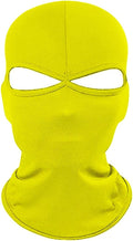 Bodbop Balaclava Face Mask Ski Mask Head Mask Full Face Cover Men Women Windproof Sun UV Protection Outdoor Sport Cycling Cap Sporting Goods > Outdoor Recreation > Winter Sports & Activities bodbop Yellow  