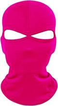 Bodbop Balaclava Face Mask Ski Mask Head Mask Full Face Cover Men Women Windproof Sun UV Protection Outdoor Sport Cycling Cap Sporting Goods > Outdoor Recreation > Winter Sports & Activities bodbop Light Red  