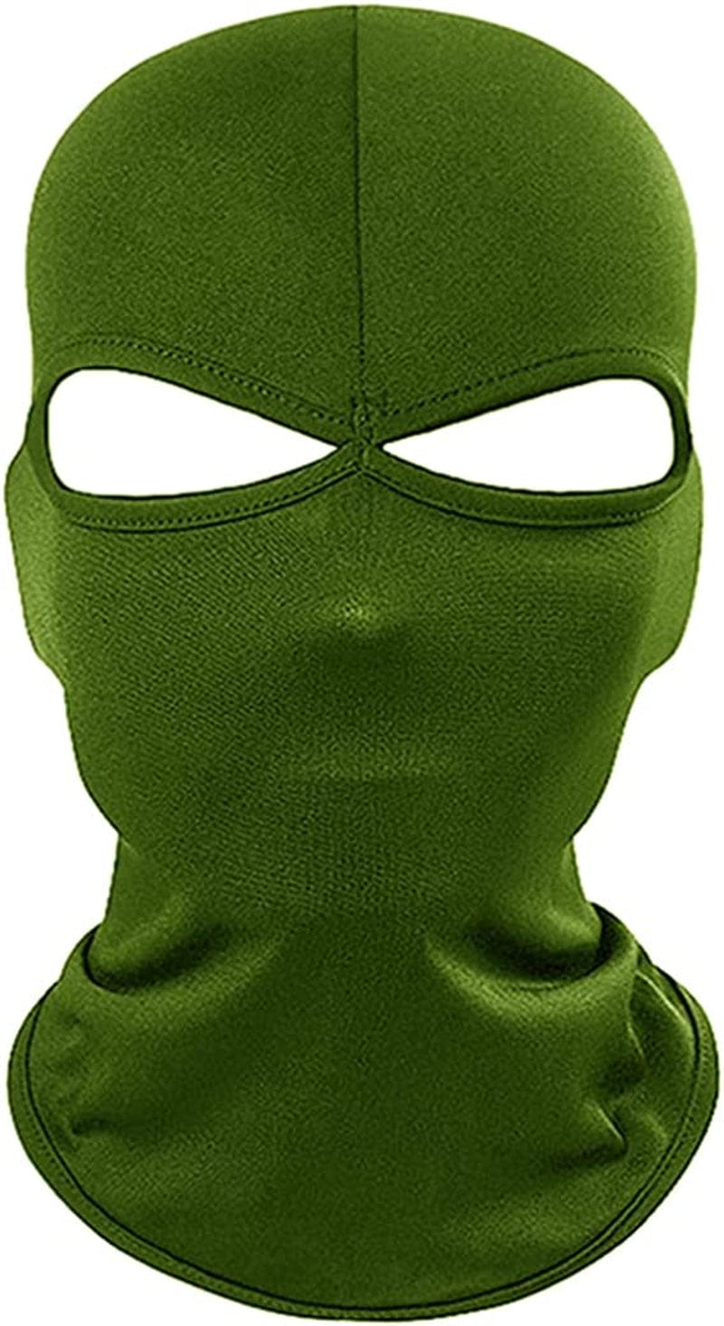 Bodbop Balaclava Face Mask Ski Mask Head Mask Full Face Cover Men Women Windproof Sun UV Protection Outdoor Sport Cycling Cap Sporting Goods > Outdoor Recreation > Winter Sports & Activities bodbop Armygreen  
