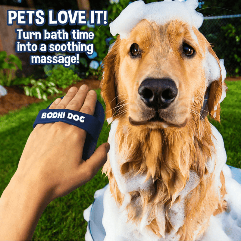 Bodhi Dog New Grooming Pet Shampoo Brush | Soothing Massage Rubber Bristles Curry Comb for Dogs & Cats Washing | Professional Quality Animals & Pet Supplies > Pet Supplies > Dog Supplies Bodhi Dog   
