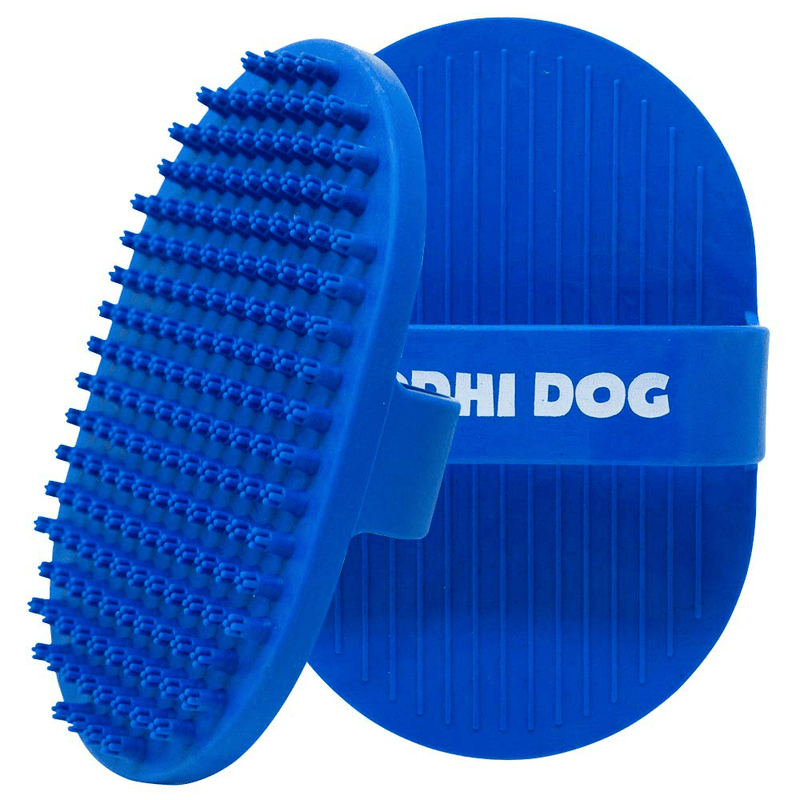 Bodhi Dog New Grooming Pet Shampoo Brush | Soothing Massage Rubber Bristles Curry Comb for Dogs & Cats Washing | Professional Quality Animals & Pet Supplies > Pet Supplies > Dog Supplies Bodhi Dog Blue Two Pack 