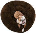 BODISEINT Modern Soft Plush Round Pet Bed for Cats or Small Dogs, Mini Medium Sized Dog Cat Bed Self Warming Autumn Winter Indoor Snooze Sleeping Cozy Kitty Teddy Kennel (M(23.6”Dx7.9 H), Light Grey) Animals & Pet Supplies > Pet Supplies > Cat Supplies > Cat Beds BODISEINT Chocolate L(27.6" Dx7.9 H) 