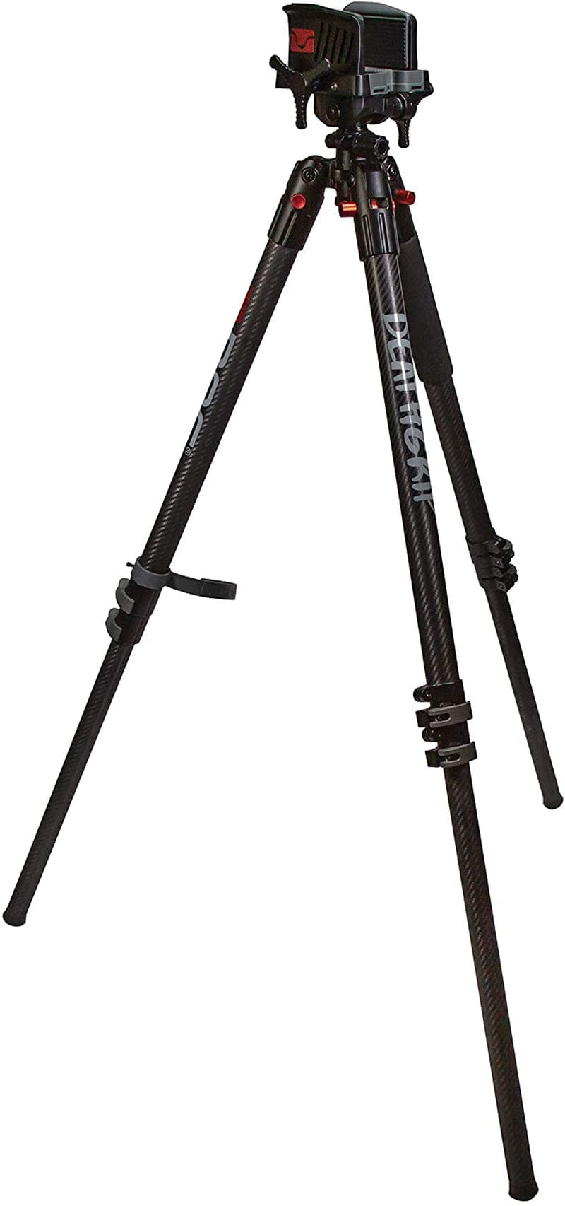 BOG Deathgrip Tripods with Durable Aluminum and Carbon Fiber Frames, Lightweight, Stable Design, Bubble Level, Adjustable Legs, and Hands-Free Operation for Hunting, Shooting, and Outdoors Sporting Goods > Outdoor Recreation > Winter Sports & Activities BOG Carbon Fiber Tripod 