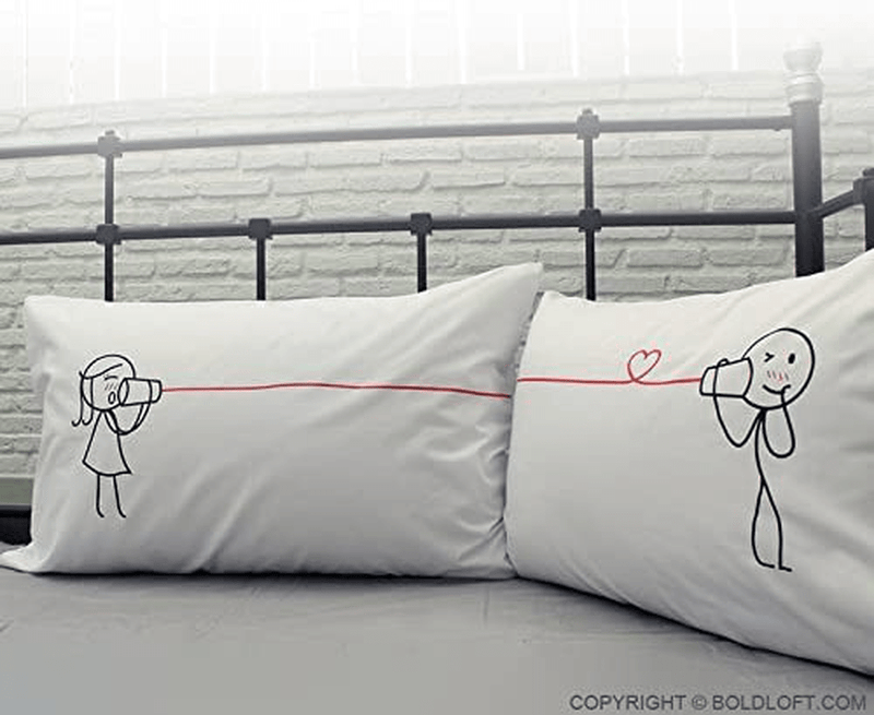 Boldloft Say I Love You Too Couple Pillowcases- Boyfriend Gifts for Christmas, Valentines Day, Anniversary, Long Distance Relationships- Couple Gifts for Boyfriend and Girlfriend Home & Garden > Decor > Seasonal & Holiday Decorations BoldLoft   