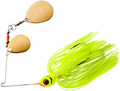 Booyah Colorado Blade Spinner-Bait Bass Fishing Lure Sporting Goods > Outdoor Recreation > Fishing > Fishing Tackle > Fishing Baits & Lures BOOYAH Chartreuse Double Colorado (3/8 Oz) 