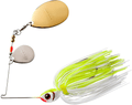 Booyah Colorado Blade Spinner-Bait Bass Fishing Lure Sporting Goods > Outdoor Recreation > Fishing > Fishing Tackle > Fishing Baits & Lures BOOYAH White/Chartreuse Colorado/Indiana (3/8 Oz) 