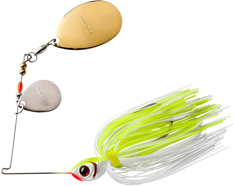 Booyah Colorado Blade Spinner-Bait Bass Fishing Lure Sporting Goods > Outdoor Recreation > Fishing > Fishing Tackle > Fishing Baits & Lures BOOYAH White/Chartreuse Colorado/Indiana (3/8 Oz) 