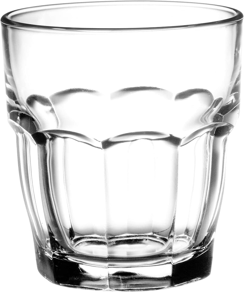 Bormioli Rocco Rock Bar 16-1/4-Ounce Stackable Beverage Glasses, Set of 6