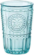 Bormioli Rocco Romantic Cooler Glass, Set of 4, 4 Count (Pack of 1), Pastel Green Home & Garden > Kitchen & Dining > Tableware > Drinkware Bormioli Rocco Light Blue 4 