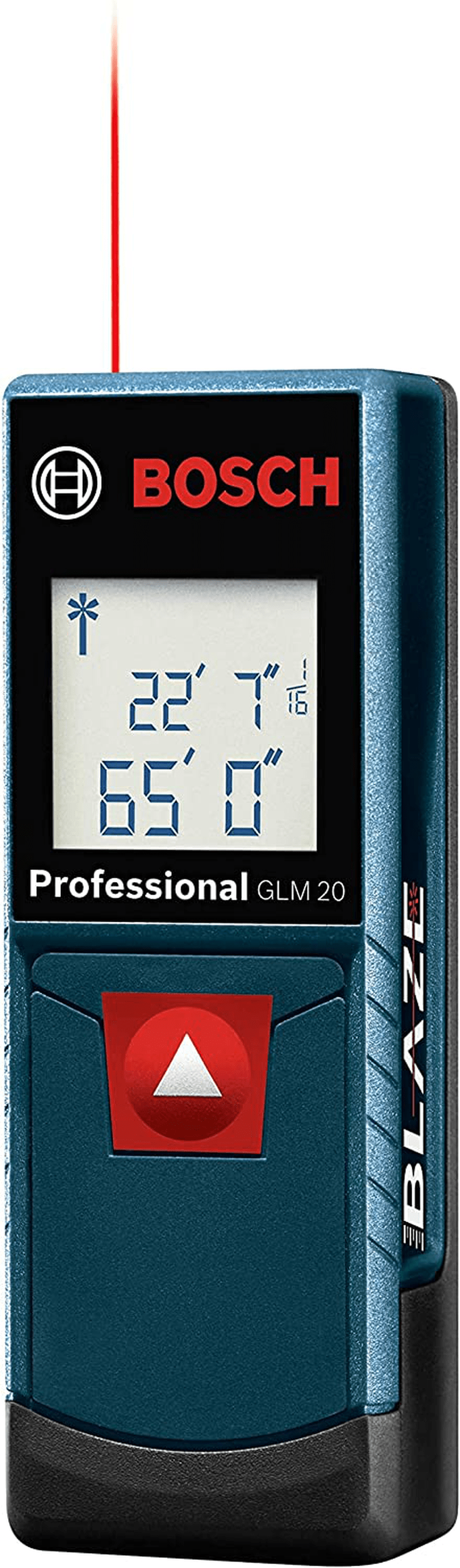 Bosch GLM20 Blaze 65ft Laser Distance Measure With Real Time Measuring Hardware > Tools > Measuring Tools & Sensors BOSCH Default Title  
