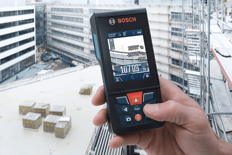 Bosch GLM400CL Blaze Outdoor 400ft Bluetooth Connected Laser Measure with Camera & Lithium-Ion Battery Hardware > Tools > Measuring Tools & Sensors BOSCH   