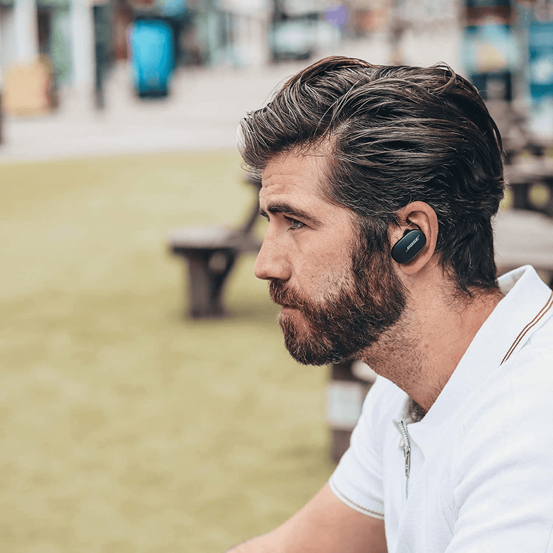 Bose QuietComfort Noise Cancelling Earbuds - True Wireless Earphones, Triple Black, the World's Most Effective Noise Cancelling Earbuds Electronics > Audio > Audio Components > Headphones & Headsets > Headphones Bose   