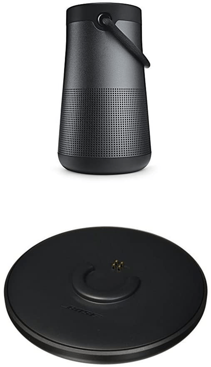 Bose SoundLink Revolve+ Portable and Long-Lasting Bluetooth 360 Speaker - Triple Black Electronics > Audio > Audio Components > Speakers Bose Triple Black Speaker + Charging Cradle 