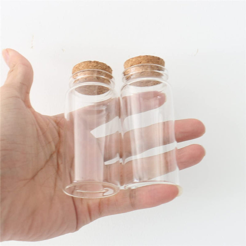 Bottlemaxjar 8 Pcs Small Glass Bottles Stopper Vials 60Ml,Glass Jars with Cork Storage Container (1.45X2.75Inch) Diameter: 37Mm, Height: 80Mm, Opening: 26Mm Home & Garden > Decor > Decorative Jars Bottlemaxjar   