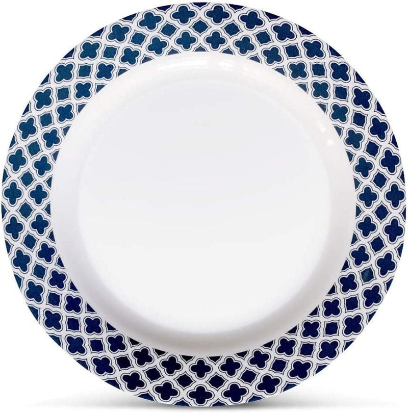 Bowla 12-Piece Melamine Dinnerware Set - Service for 4 (Bluegrass), BPA Free and Dishwasher Safe Home & Garden > Kitchen & Dining > Tableware > Dinnerware BOWLA   