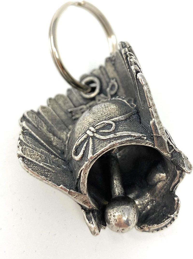Bravo Bells Indian Skull Bell - Biker Bell Accessory or Key Chain for Good Luck on the Road Sporting Goods > Outdoor Recreation > Winter Sports & Activities BB-69   