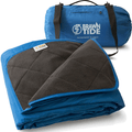 Brawntide Large Outdoor Waterproof Blanket - Quilted, Extra Thick Fleece, Warm, Windproof, Sandproof, Includes Stuff Sack, Shoulder Strap, Ideal Blanket for Beaches, Picnics, Camping, Stadiums, Dogs Home & Garden > Lawn & Garden > Outdoor Living > Outdoor Blankets > Picnic Blankets BRAWNTIDE Royal Blue  