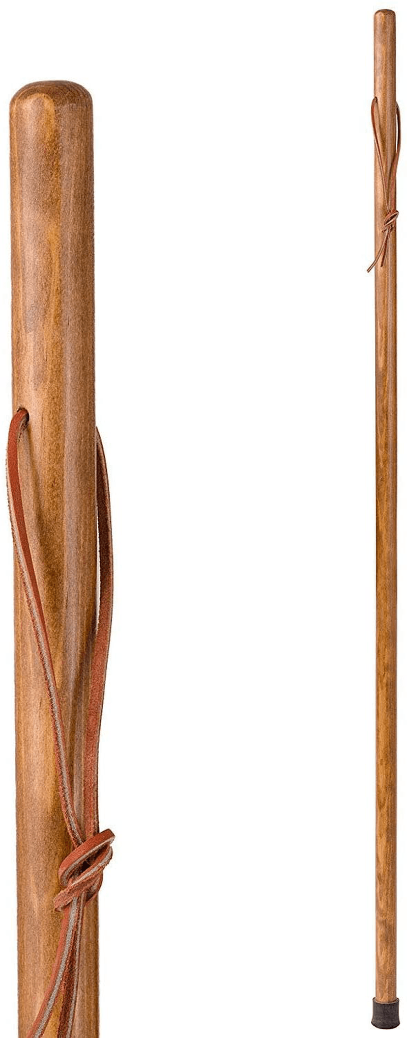 Brazos 55" Free Form Pine Wood Walking Stick Hiking Trekking Pole, Red, Made in the USA Sporting Goods > Outdoor Recreation > Camping & Hiking > Hiking Poles Brazos Tan 48 Inch 